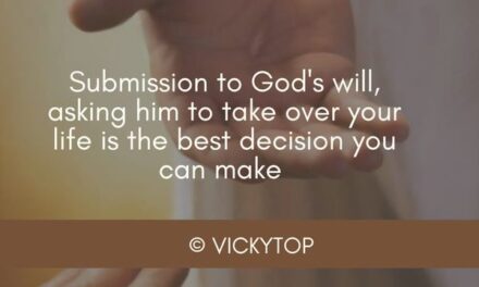 Submit To God’s Will