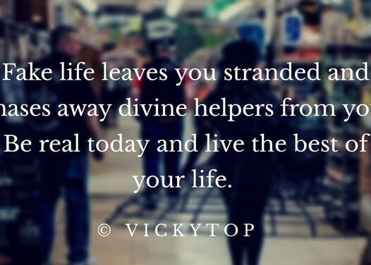 You Don’t Have To Be Fake